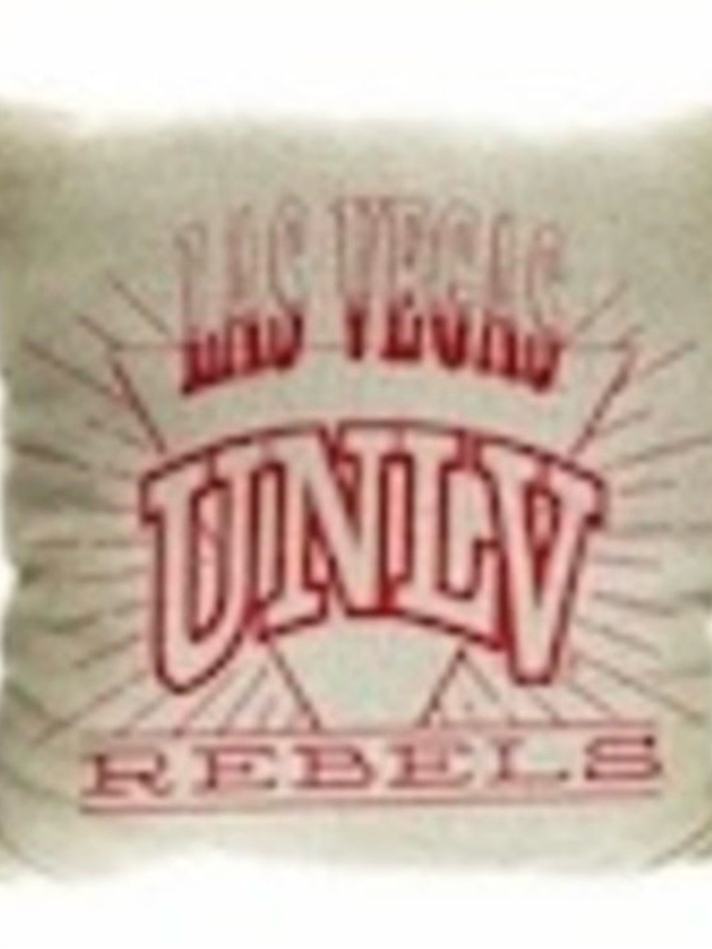 NWT! NCAA UNLV REBELS 26 X 26 WOVEN TAPESTRY Throw Pillow